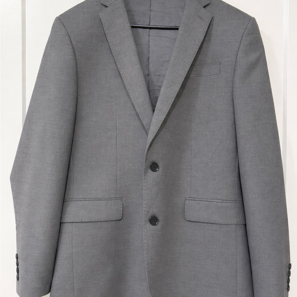 J. Ferrar Gray suit Slim Fit Suit Jacket 42R Men’s Blazer Business Formal